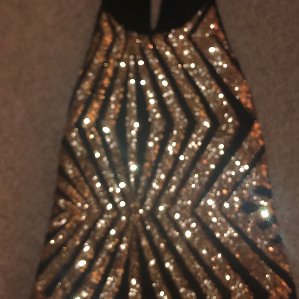 Sequin evening top